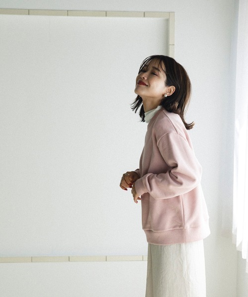sail(サイル)の「【販売終了】【sail】スウェットシャツ 小柄さん向け【低身長・小柄女性向けサイズ】(スウェット・レディース・ピンク/ネイビー・01)」の10枚目の写真