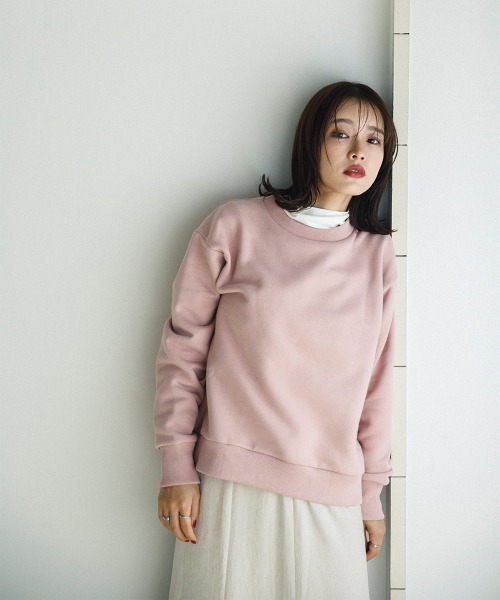 sail(サイル)の「【販売終了】【sail】スウェットシャツ 小柄さん向け【低身長・小柄女性向けサイズ】(スウェット・レディース・ピンク/ネイビー・01)」の11枚目の写真