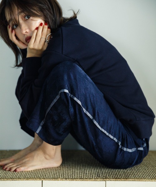 sail(サイル)の「【販売終了】【sail】スウェットシャツ 小柄さん向け【低身長・小柄女性向けサイズ】(スウェット・レディース・ピンク/ネイビー・01)」の6枚目の写真