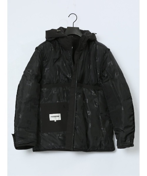 renoma HOMME（レノマオム）の「レノマ オム ウールハイブリッド切替 ダウンジャケット（ダウンジャケット/コート・メンズ・アイボリー/ブラック・MEDIUM/LARGE/X-LARGE）」の19枚目の写真