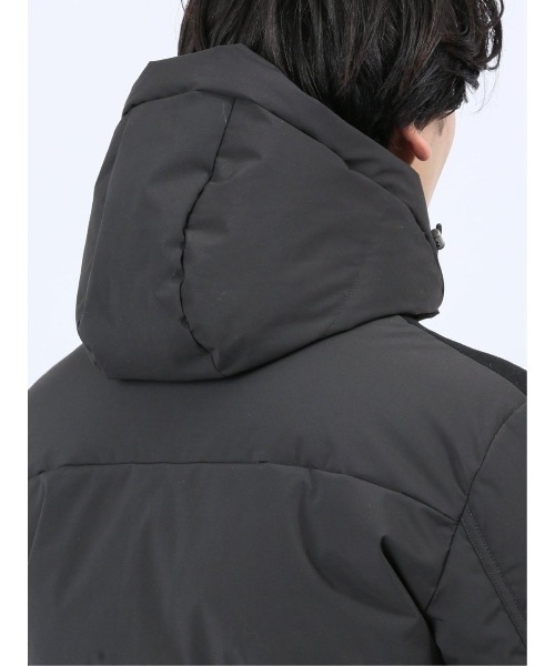 renoma HOMME（レノマオム）の「レノマ オム ウールハイブリッド切替 ダウンジャケット（ダウンジャケット/コート・メンズ・アイボリー/ブラック・MEDIUM/LARGE/X-LARGE）」の10枚目の写真