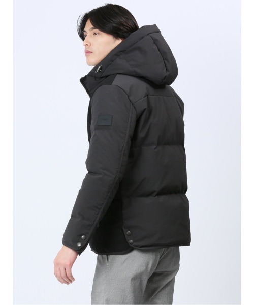 renoma HOMME（レノマオム）の「レノマ オム ウールハイブリッド切替 ダウンジャケット（ダウンジャケット/コート・メンズ・アイボリー/ブラック・MEDIUM/LARGE/X-LARGE）」の9枚目の写真