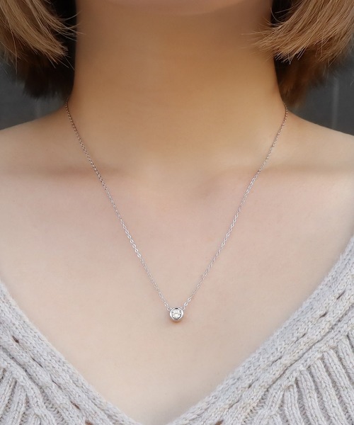 blackdia ocean ワンストーンネックレスsilver925(ネックレス blackdia ocean ワンストーンネックレスsilver925(ネックレス