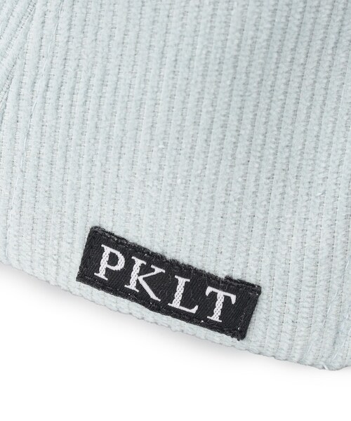 PINK-latte（ピンクラテ）の「◆コーデュロイCAP（キャップ・キッズ・ライトパープル/チャコールグレー/ベージュ・00）」の5枚目の写真