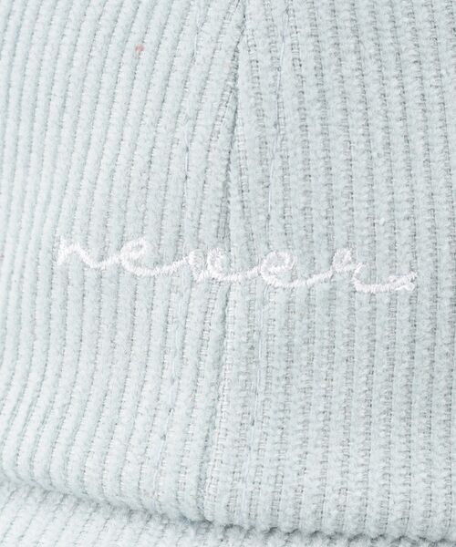 PINK-latte（ピンクラテ）の「◆コーデュロイCAP（キャップ・キッズ・ライトパープル/チャコールグレー/ベージュ・00）」の9枚目の写真