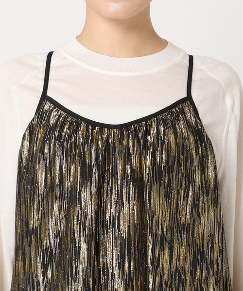 サ　CITY SHOP GOLD LAME DRESS ワンピース セール】GOLD LAME DRESS：ワンピース（ワンピース）｜CITYSHOP