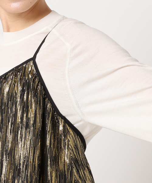 セール】GOLD LAME DRESS：ワンピース（ワンピース）｜CITYSHOP