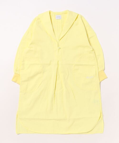 GROOVY COLORS(グルービーカラーズ)の「ソフトツイル セーラーワンピース(ワンピース・キッズ・イエロー・120/100)」の2枚目の写真