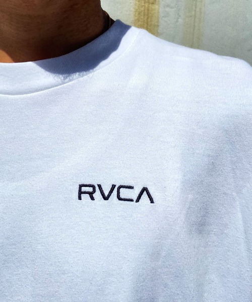 RVCA(ルーカ)の「RVCA/ルーカ ロンTEE 中厚手 ボックスシルエット バンダナ BE041-058(Tシャツ/カットソー・メンズ・ベージュ/ブラック/ホワイト・L/S/M)」の7枚目の写真