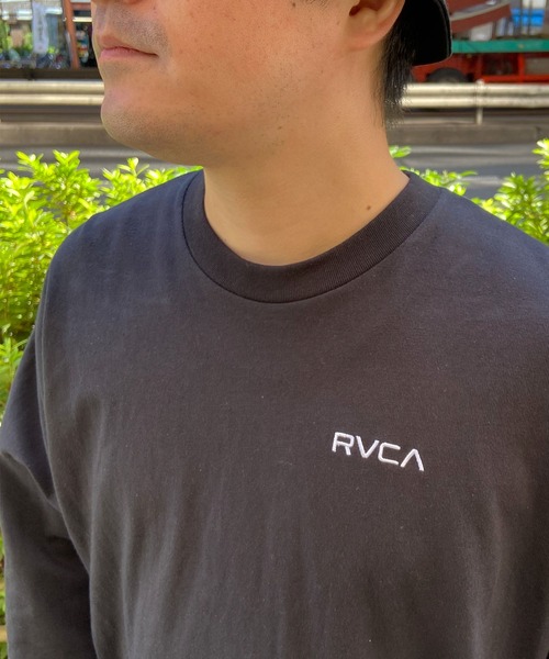 RVCA(ルーカ)の「RVCA/ルーカ ロンTEE 中厚手 ボックスシルエット バンダナ BE041-058(Tシャツ/カットソー・メンズ・ベージュ/ブラック/ホワイト・L/S/M)」の14枚目の写真
