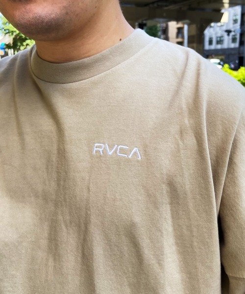 RVCA(ルーカ)の「RVCA/ルーカ ロンTEE 中厚手 ボックスシルエット バンダナ BE041-058(Tシャツ/カットソー・メンズ・ベージュ/ブラック/ホワイト・L/S/M)」の21枚目の写真