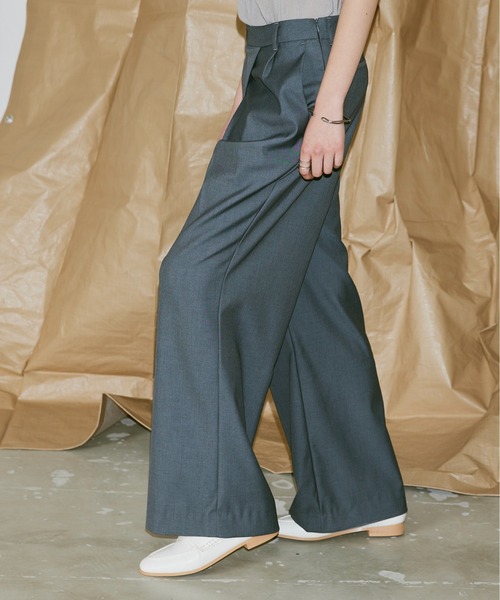 Utusiyo（ウツシヨ）の「slacks 交（その他パンツ・メンズ・チャコールグレー/ブラック・LARGE/MEDIUM）」の8枚目の写真