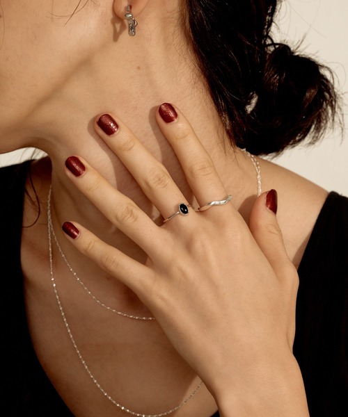 novice(ノーヴィス)の「【novice】Classic Stone Motif Ring(リング・レディース・シルバー/ゴールド・FREE)」の8枚目の写真