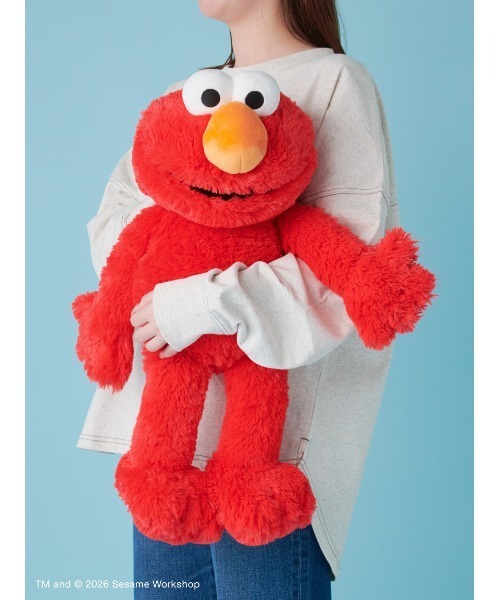 ぬいぐるみL エルモ（おもちゃ）｜SESAME STREET（セサミストリート