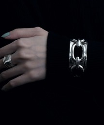YArKA（ヤーカ）の「【YArKA/ヤーカ】[egoistic series] 3-dimensional emboss big chain bangle [percroo3] / 浮出チェーンビッグバングル（バングル/リストバンド）」