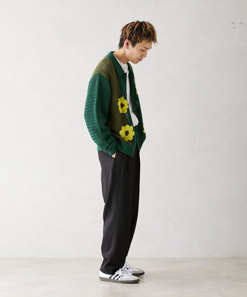 ✨極美品✨ジャーナルスタンダード フラワー クロシェアミ ニットカーディガン ✨極美品✨ジャーナルスタンダード フラワー クロシェアミ