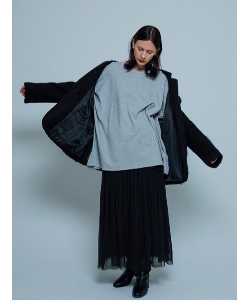 AMAIL（アマイル）の「Wool Standard Jacket（テーラードジャケット・レディース・ベージュ/ブラック・FREE）」の14枚目の写真