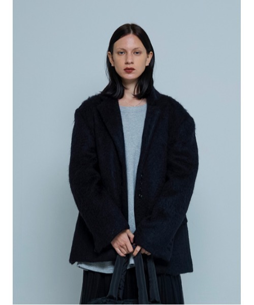 AMAIL（アマイル）の「Wool Standard Jacket（テーラードジャケット・レディース・ベージュ/ブラック・FREE）」の15枚目の写真