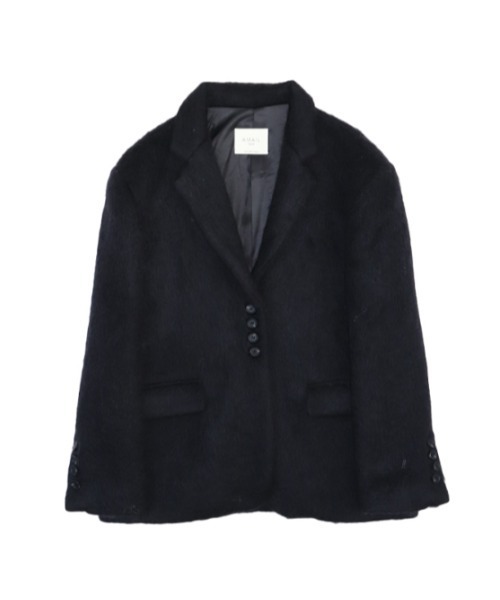 AMAIL（アマイル）の「Wool Standard Jacket（テーラードジャケット・レディース・ベージュ/ブラック・FREE）」の18枚目の写真