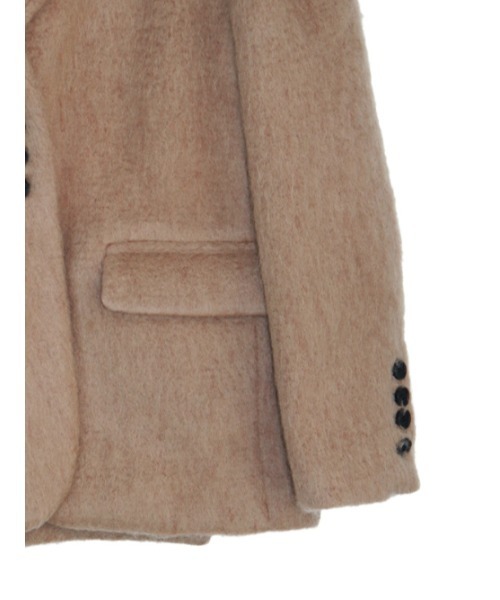 AMAIL（アマイル）の「Wool Standard Jacket（テーラードジャケット・レディース・ベージュ/ブラック・FREE）」の22枚目の写真