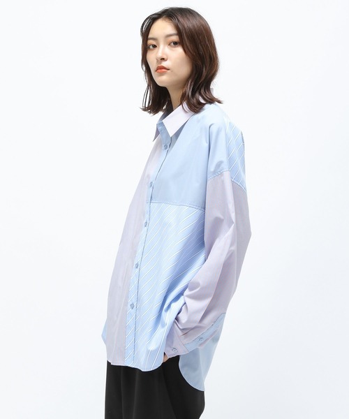 Anui（アニュイ）の「【UNISEX】ランダムパターンシャツ（シャツ/ブラウス・レディース・ブルー系その他/グレー系その他・MEDIUM）」の13枚目の写真