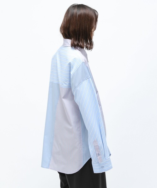 Anui（アニュイ）の「【UNISEX】ランダムパターンシャツ（シャツ/ブラウス・レディース・ブルー系その他/グレー系その他・MEDIUM）」の14枚目の写真