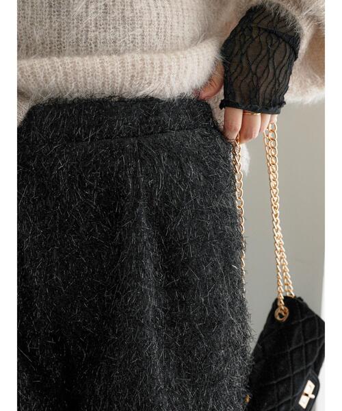 Te chichi（テチチ）の「フリンジジャカードワイドパンツ（その他パンツ・レディース・オフホワイト/ブラック・F）」の11枚目の写真