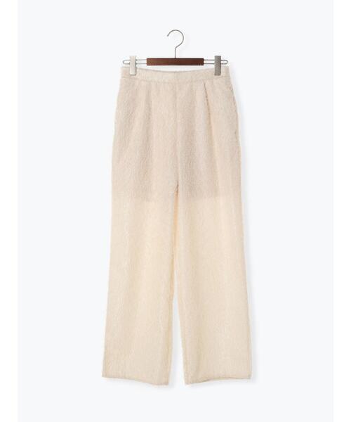 Te chichi（テチチ）の「フリンジジャカードワイドパンツ（その他パンツ・レディース・オフホワイト/ブラック・F）」の13枚目の写真