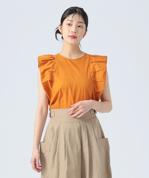 BEAMS HEART（ビームスハート）の「【5色展開】ボイル バルーンスリーブ ブラウス（シャツ/ブラウス・レディース・ブルー/オフホワイト/その他/ブラック/オレンジ・FREE）」の4枚目の写真