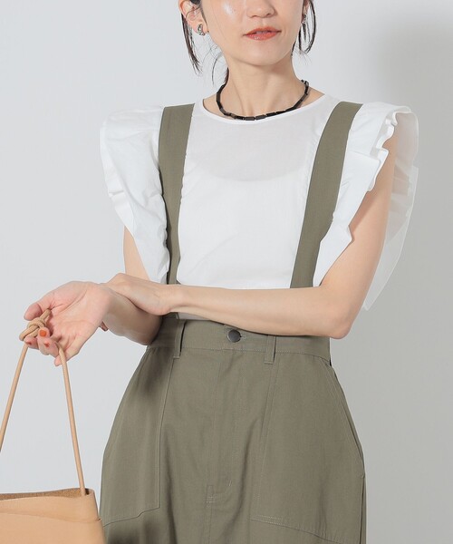 BEAMS HEART（ビームスハート）の「【5色展開】ボイル バルーンスリーブ ブラウス（シャツ/ブラウス・レディース・ブルー/オフホワイト/その他/ブラック/オレンジ・FREE）」の2枚目の写真