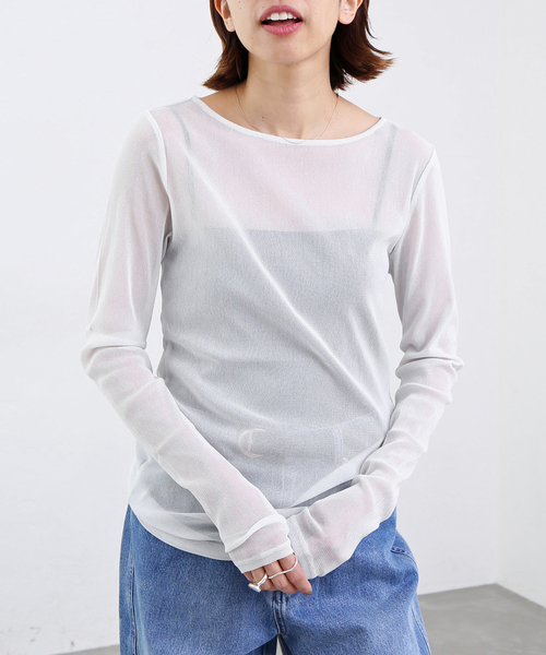 IENA - イエナ カットソー 新品 IENA LA BOUCLE コンパクトベアVネックカットソー（Tシャツ