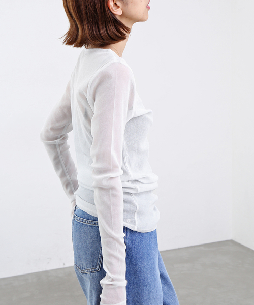 IENA（イエナ）の「ラメチュールカットソー（Tシャツ/カットソー