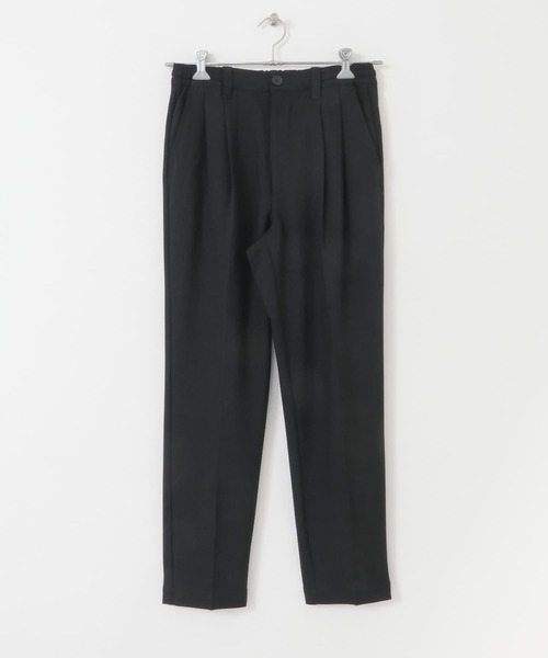 ITEMS URBANRESEARCH（アイテムズ アーバンリサーチ）の「『速乾/イージーケア』スムースツイルセンタープレスタックパンツ（スラックス・メンズ・ブラック/グレー系その他/チャコールグレー・MEDIUM/LARGE）」の16枚目の写真