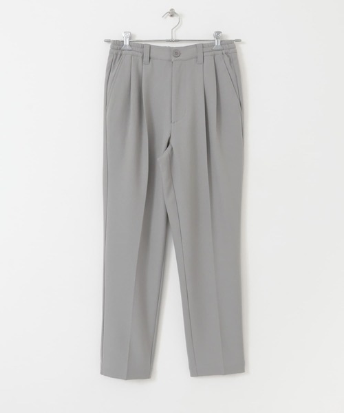 ITEMS URBANRESEARCH（アイテムズ アーバンリサーチ）の「『速乾/イージーケア』スムースツイルセンタープレスタックパンツ（スラックス・メンズ・ブラック/グレー系その他/チャコールグレー・MEDIUM/LARGE）」の17枚目の写真