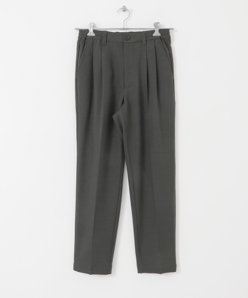 ITEMS URBANRESEARCH（アイテムズ アーバンリサーチ）の「『速乾/イージーケア』スムースツイルセンタープレスタックパンツ（スラックス・メンズ・ブラック/グレー系その他/チャコールグレー・MEDIUM/LARGE）」の18枚目の写真