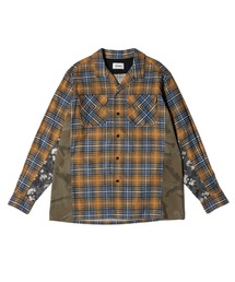 OPULENCE（オーピュレンス）の「フラワープリントチェックシャツ（シャツ/ブラウス）」