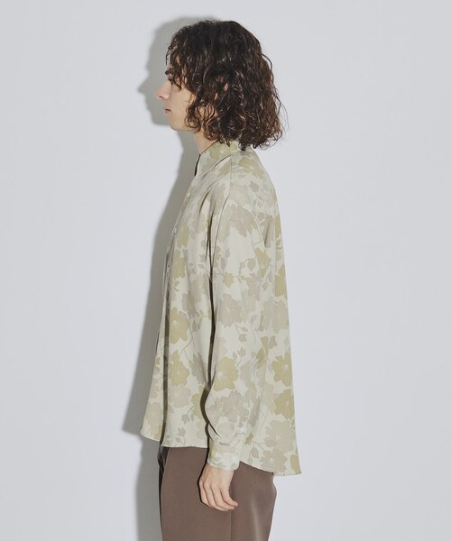 ◇フラワーパターン長袖シャツ