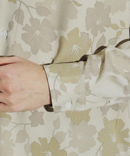 ◇フラワーパターン長袖シャツ