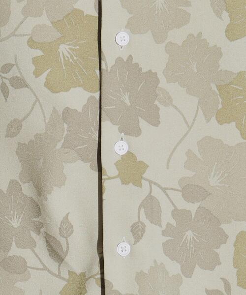 ◇フラワーパターン長袖シャツ