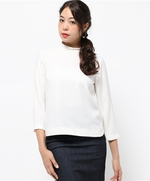 NATURAL BEAUTY BASIC | 【JJ 11月号掲載】ジョーゼットハイネックプルオーバー(シャツ/ブラウス)