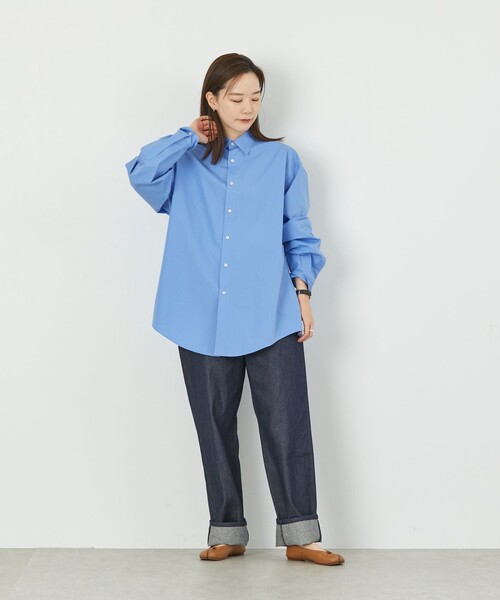 MACKINTOSH PHILOSOPHY(マッキントッシュ フィロソフィー)の「GREY LABEL 【THOMAS MASON】レギュラーカラーシャツ(シャツ/ブラウス・レディース・ブルー/ブルー系その他3/グレー系その他2・2/6)」の15枚目の写真
