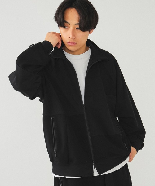 BEAMS(ビームス)の「BEAMS / クレイジー トラックジャケット(ジャージ・メンズ・ブラック/オリーブ・S/M/L/XL)」の11枚目の写真