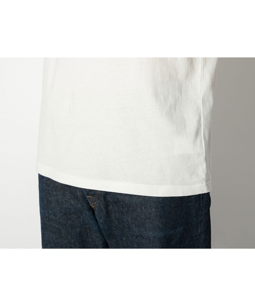 Snow Peak（スノーピーク）の「Soft Cotton Logo Short Sleeve T-Shirt（Tシャツ/カットソー・メンズ・ブラック/ベージュ/ホワイト/ブルー系その他/オレンジ・1/L/M/S/XXL/XL）」の9枚目の写真