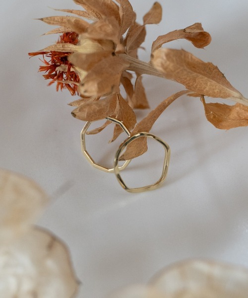 WALK IN CLOSET(ウォークインクローゼット)の「SENTI_FINE RING ANGLE GD(リング・メンズ・ゴールド・14号/17号)」の3枚目の写真