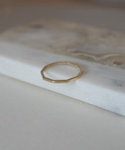 WALK IN CLOSET(ウォークインクローゼット)の「SENTI_FINE RING ANGLE GD(リング・メンズ・ゴールド・14号/17号)」の5枚目の写真