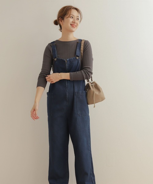 URBAN RESEARCH DOORS(アーバンリサーチドアーズ)の「デニムサロペット(サロペット/オーバーオール・レディース・ライトインディゴブルー/インディゴブルー・MEDIUM/SMALL)」の8枚目の写真