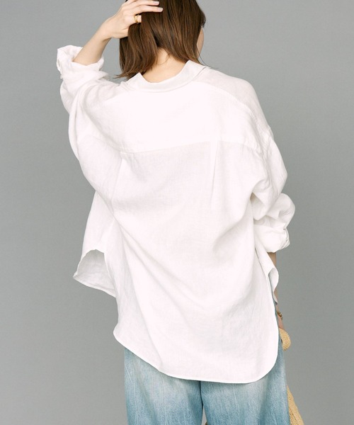 BABYLONE（バビロン）の「リネンBIGシルエットシャツ（シャツ