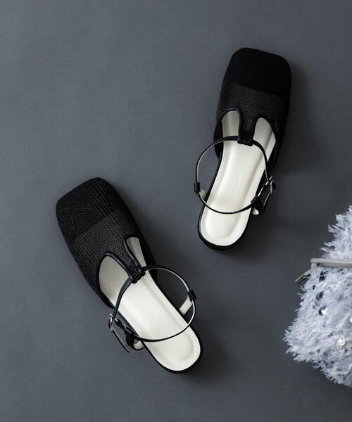 SENSE OF PLACE by URBAN RESEARCH（センスオブプレイスバイアーバンリサーチ）の「Tストラップメッシュサンダル（その他シューズ・レディース・シルバー/ブラック/ゴールド・SMALL/MEDIUM/LARGE）」の8枚目の写真