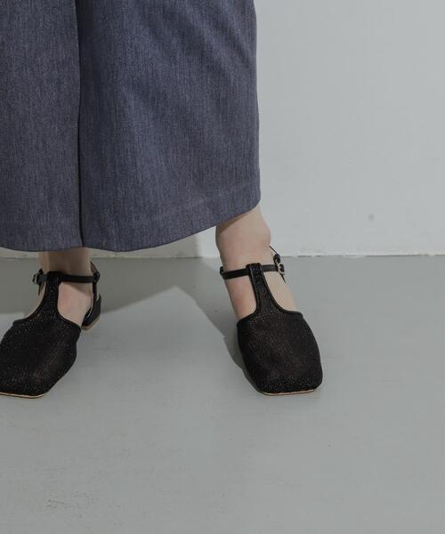 SENSE OF PLACE by URBAN RESEARCH（センスオブプレイスバイアーバンリサーチ）の「Tストラップメッシュサンダル（その他シューズ・レディース・シルバー/ブラック/ゴールド・SMALL/MEDIUM/LARGE）」の10枚目の写真