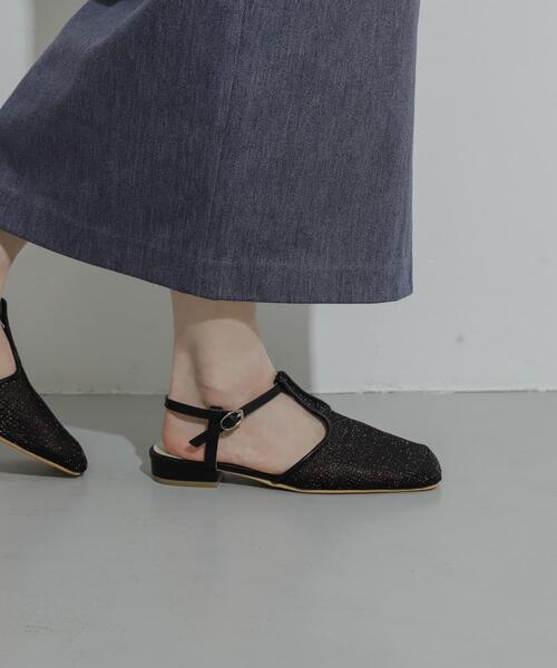 SENSE OF PLACE by URBAN RESEARCH（センスオブプレイスバイアーバンリサーチ）の「Tストラップメッシュサンダル（その他シューズ・レディース・シルバー/ブラック/ゴールド・SMALL/MEDIUM/LARGE）」の13枚目の写真